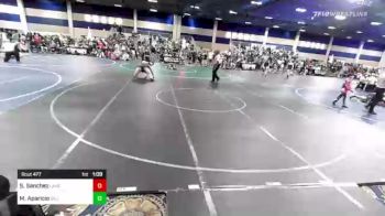 195 lbs Quarterfinal - Sean Sanchez, Lake Stevens WC vs Marcelo Aparicio, Silverback WC