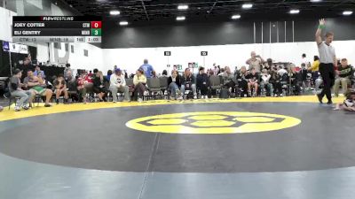 95 lbs Round 3 (6 Team) - Eli Gentry, Minions vs Joey Cotter, CT Whale