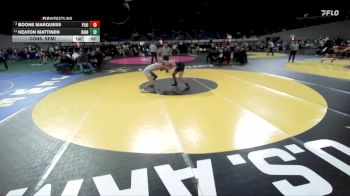 3A Boys 144 lbs Cons. Semi - Boone Marquess, Pleasant Hill Boys vs Keaton Mattinen, Rainier Boys