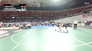 6A/5A Girls 120 Quarterfinal - Katelyn Davis, Southridge Girls vs Naudia Edmiston, West Albany Girls