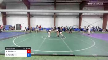 170 lbs Quarterfinal - Nick Bernik, RedNose Wrestling School vs Sabino Portella, Triumph