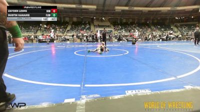 43 lbs 2nd Place - Zayden Lewis, Team Nomad vs Dustin Hanaike, Flow Academy Hawaii