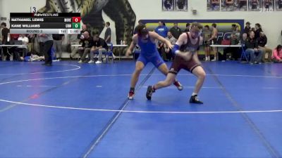 150-159 lbs Round 3 - Nathaniel Lewis, Mount Vernon vs Kane Williams, Cedar Rapids Washington