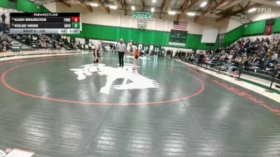 138 lbs Champ. Round 1 - Kolbe Webb, Mountain View vs Kash Brazelton, Powell