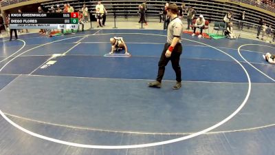 48 lbs 3rd Place Match - Diego Flores, Green River Grapplers vs Knox Greenhalgh, Ravage