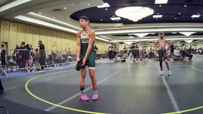 98 lbs Quarterfinal - Micah Bernstein, Durham vs Aiden DiFrancisco, Poway Elite