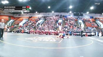 165 lbs Quarterfinals (8 Team) - Julian Walker, Algonac vs Nolan Saltman, Eaton Rapids