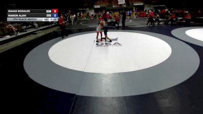 138 lbs 7th Place Match - Isaiah Rosales, Revival School Of Wrestling vs Ramon Alavi, Community Youth Center - Concord Campus Wrestling