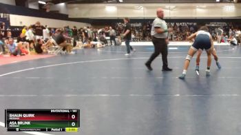 141 lbs Semifinal - Asa Brunk, Messiah vs Shaun Quirk, Messiah