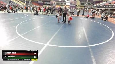 82 lbs Cons. Round 1 - Carter Solt, WI vs Jax Wilson, IA