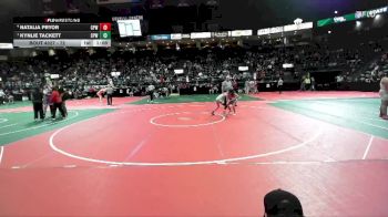 72 lbs Round 1 - Kynlie Tackett, CPWA vs Natalia Pryor, CPWA