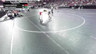 D1-144 lbs Cons. Semi - Landen Sheppard, Neenah vs Vinny Costabilo, River Falls