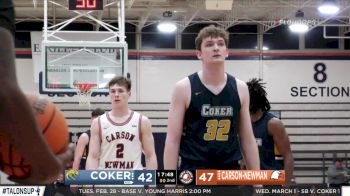 Replay: Coker vs Carson-Newman | Feb 25 @ 4 PM