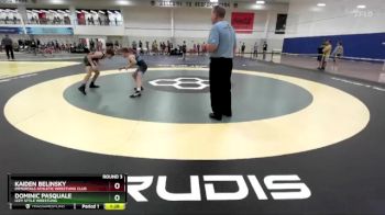 100 lbs Round 3 - Kaiden Belinsky, Immortals Athletic Wrestling Club vs Dominic Pasquale, Izzy Style Wrestling