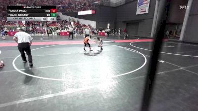 72 lbs Champ. Round 2 - Croix Pauli, Team Nazar Training Center vs Kash Bogart, Wisconsin