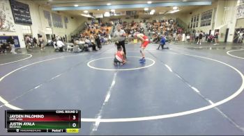 144 lbs Cons. Round 2 - Jayden Palomino, Santa Ana vs Justin Ayala, Beckman