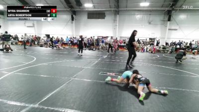 58 lbs Round 1 - Myra Shannon, Longwood Wrestling Club vs Arya Robertson, Morris Fitness
