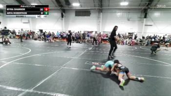 58 lbs Round 1 - Myra Shannon, Longwood Wrestling Club vs Arya Robertson, Morris Fitness