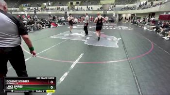 285 lbs Finals (8 Team) - Dominic Schnier, Muskego vs Luke Spires, Liberty