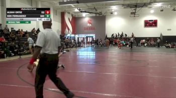 125 lbs Placement Matches (16 Team) - Alijah Ortiz, Fresno City College vs Ken Fernandez, Sac City