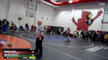 136 lbs Cons. Round 2 - Gauge Castle, North Knox Wrestling Club vs Bryson Whaley, Edgewood Wrestling Club