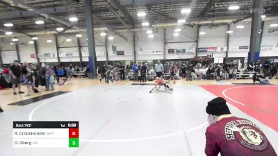 61 lbs Consi Of 8 #2 - Radek CrookHutsler, White River Jr. WC vs Owen Oberg, Top Fuelers WC