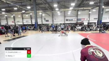 61 lbs Consi Of 8 #2 - Radek CrookHutsler, White River Jr. WC vs Owen Oberg, Top Fuelers WC