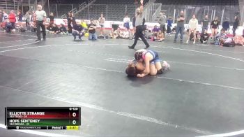 G-120 lbs Finals (2 Team) - Hope Senteney, 14U Indiana vs Elliotte Strange, 14U Texas