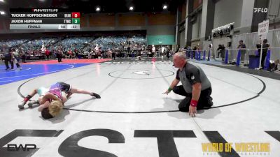 85 lbs Final - Tucker Hoffschneider, BearCave vs Jaxon Huffman, Team Tulsa Wrestling Club