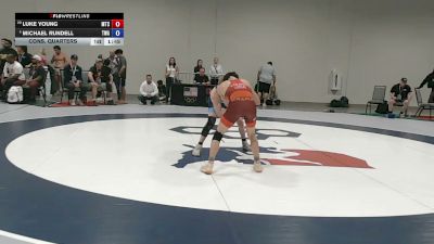 55 kg Cons. Quarters - Luke Young, M2 Training Center vs Michael Rundell, The Wrestling Academy