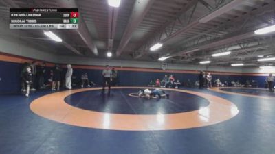 93-100 lbs Champ. Round 2 - Kye Rollheiser, 208 Spartans vs Nikolai Tibbs, Ravage