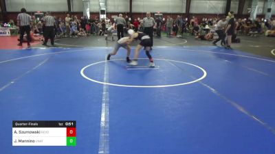 75 lbs Quarterfinal - Aaron Szumowski, Revolution vs James Mannino, Unattached