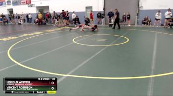 120 lbs Quarterfinal - Lincoln Werner, Interior Grappling Academy vs Vincent Robinson, Avalanche Wrestling Association