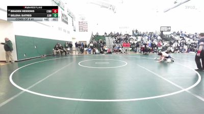 113 lbs Consi Of 8 #1 - Braden Heidenis, Lyman Hall* vs Selena Batres, Jonathan Law