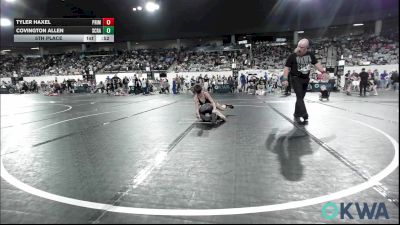 84 lbs 5th Place - Tyler Haxel, Prime Wrestling vs Covington Allen, Scrap Yard Training