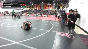 106 lbs Champ. Round 1 - Josiah Vasquez, Downey vs Damon Kim, South Torrance