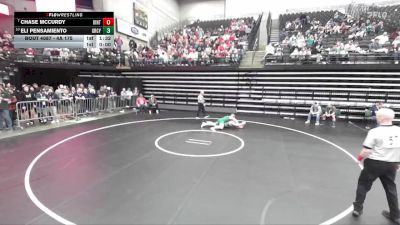 4A 175 lbs Champ. Round 1 - Chase Mccurdy, Uintah vs Eli Pensamiento, Green Canyon