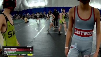 80 lbs Round 3 (3 Team) - Owen Hixson, Silo WC vs Blaize Crowl, Michigan Gold Pitbulls