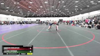 115 lbs Quarterfinal - Addison Eddleman, Odessa vs Camrin Watkins, Francis Howell Central JV