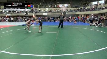 102 lbs Cons. Round 2 - Thatcher Stemper, Caledonia vs Hayden Steffes, Sarbacker Wrestling Academy