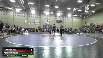 126 lbs Champ. Round 2 - Luke Kibelbek, Lakeway Christian Aca vs Adrian Marquez, Notre Dame