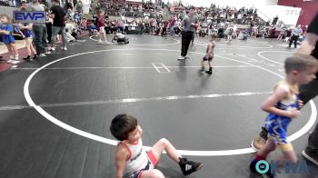 37 lbs Rr Rnd 2 - Ryker Thompson, Newkirk Takedown Club vs Trek Castor, Woodward Youth Wrestling