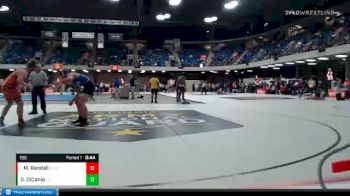 195 lbs Champ. Round 1 - Mason Randall, Mount Vernon vs George DiCanio, Lake Zurich