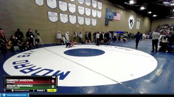 126 lbs Champ. Round 1 - Edgar Hernandez, Madera South vs Fabrizio Sandoval, Valencia