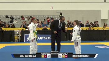 Claire Delilah Mackley vs Violet Anastasia Razo 2026 IBJJF Jiu-Jitsu CON International