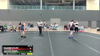 105 lbs Round 4 (10 Team) - Graydon Martin, Virginia Team Predator vs Dillinger Collins, Machine Shed