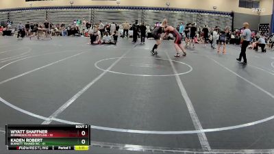 210 lbs Round 1 (4 Team) - Kaden Robert, Burnett Trained WC vs Wyatt Shaffner, Riverheads MS Wrestling