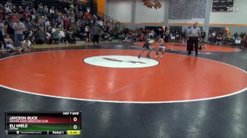 B-12 lbs Quarterfinal - Eli Wiele, Catpac vs Jayceon Buck, Golden Hawk Wrestling Club