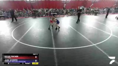 59 lbs Quarterfinal - Myles Tischer, Wisconsin vs Judd Schmitz, Fennimore Wrestling Association