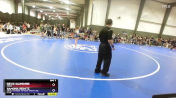 110-115 lbs Round 3 - Nevis Saunders, Texas vs Ramona Reinitz, CNWC Concede Nothing Wrestling Club
